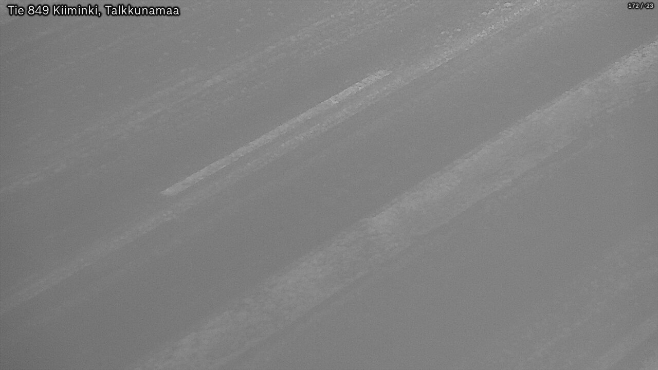 Weather Camera Image Road 849 Kiiminki, Talkkunamaa, Oulu, Pohjois-Pohjanmaa