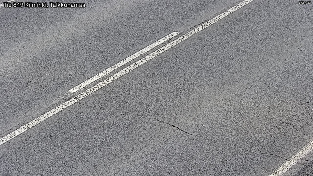Weather Camera Image Väg 849 Kiiminki, Talkkunamaa, Oulu, Pohjois-Pohjanmaa