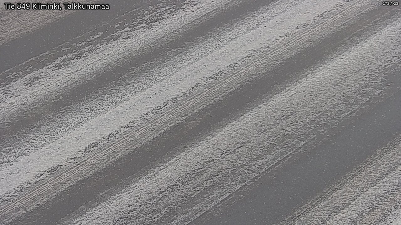 Weather Camera Image Road 849 Kiiminki, Talkkunamaa, Oulu, Pohjois-Pohjanmaa