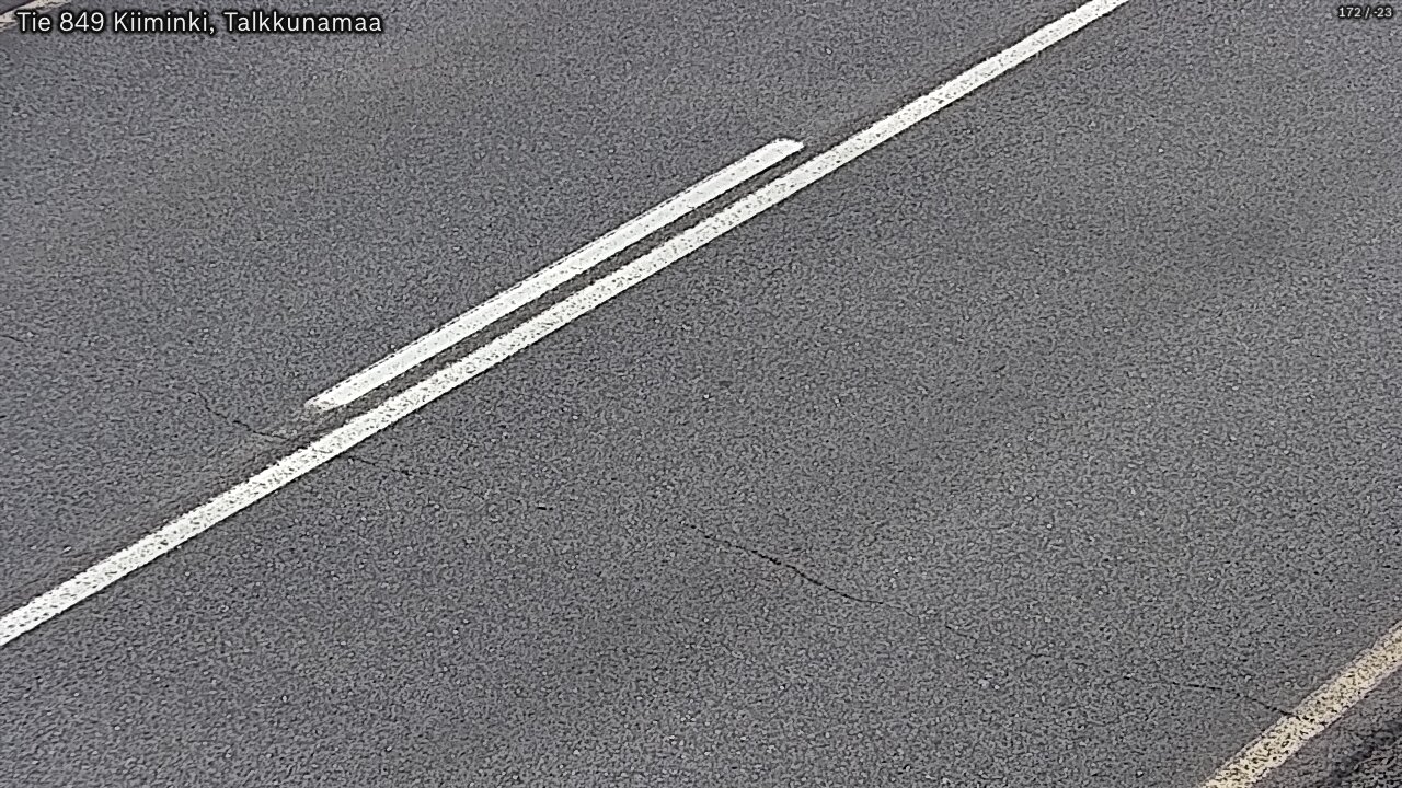 Weather Camera Image Road 849 Kiiminki, Talkkunamaa, Oulu, Pohjois-Pohjanmaa