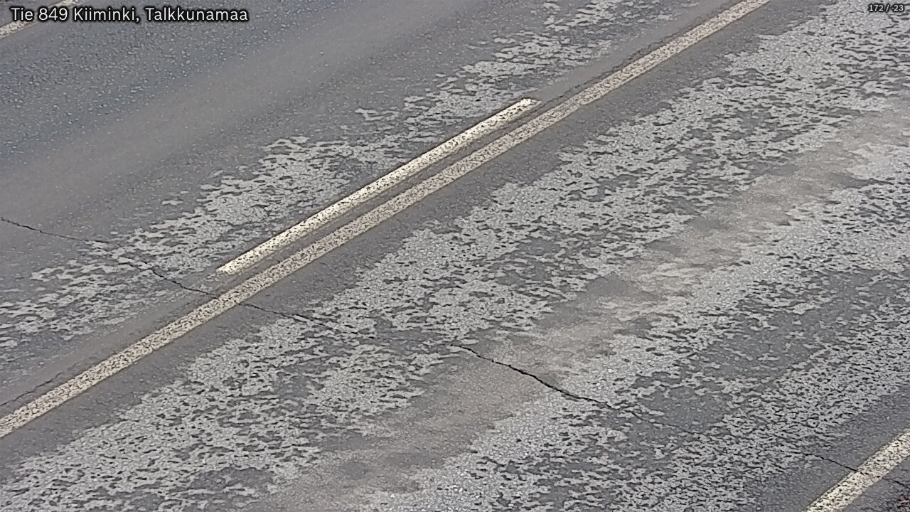 Weather Camera Image Väg 849 Kiiminki, Talkkunamaa, Oulu, Pohjois-Pohjanmaa