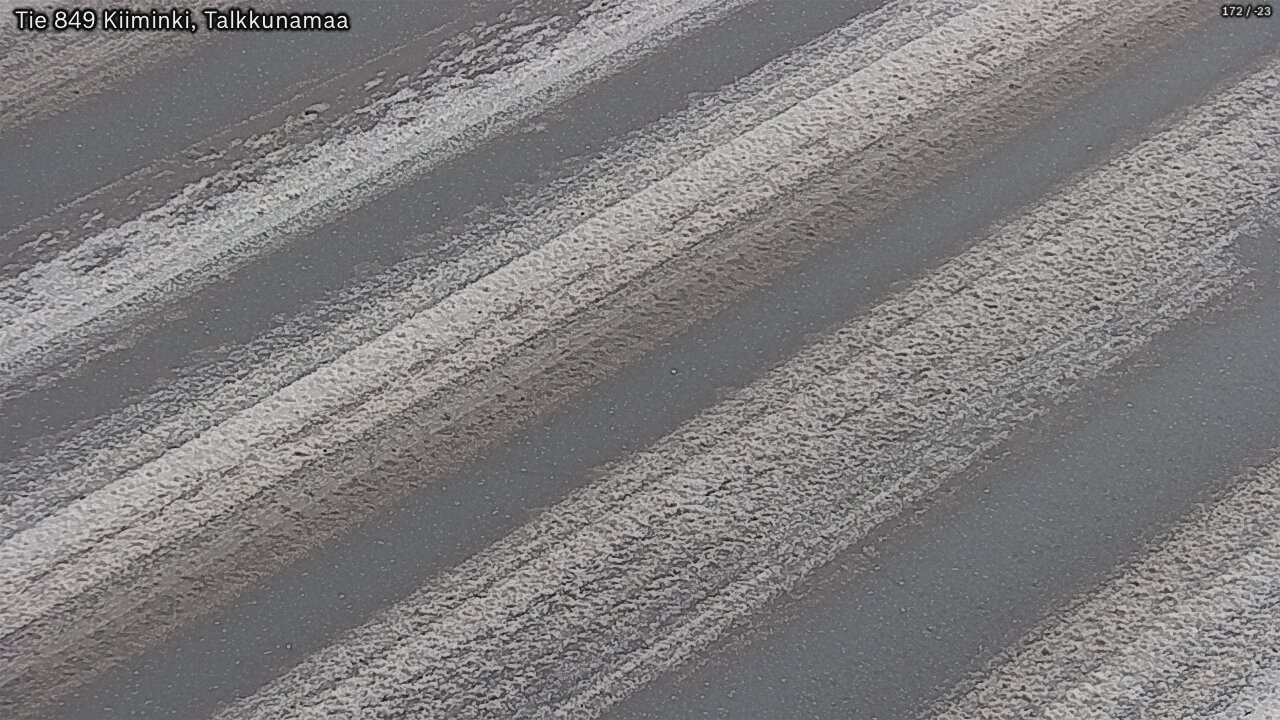 Weather Camera Image Road 849 Kiiminki, Talkkunamaa, Oulu, Pohjois-Pohjanmaa