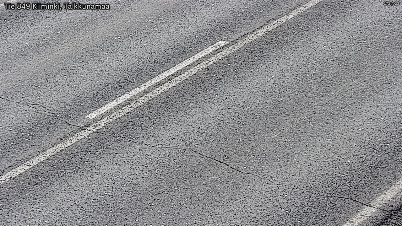 Weather Camera Image Väg 849 Kiiminki, Talkkunamaa, Oulu, Pohjois-Pohjanmaa