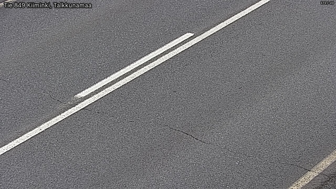 Weather Camera Image Road 849 Kiiminki, Talkkunamaa, Oulu, Pohjois-Pohjanmaa