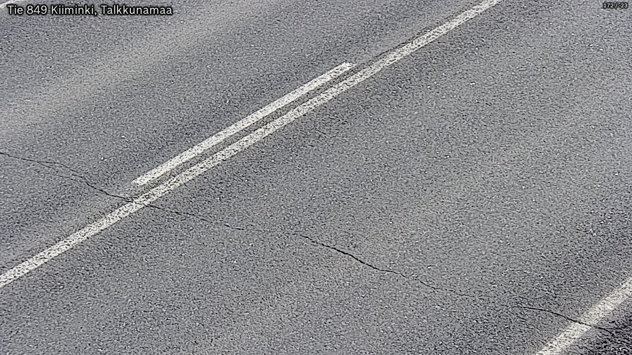 Weather Camera Image Väg 849 Kiiminki, Talkkunamaa, Oulu, Pohjois-Pohjanmaa