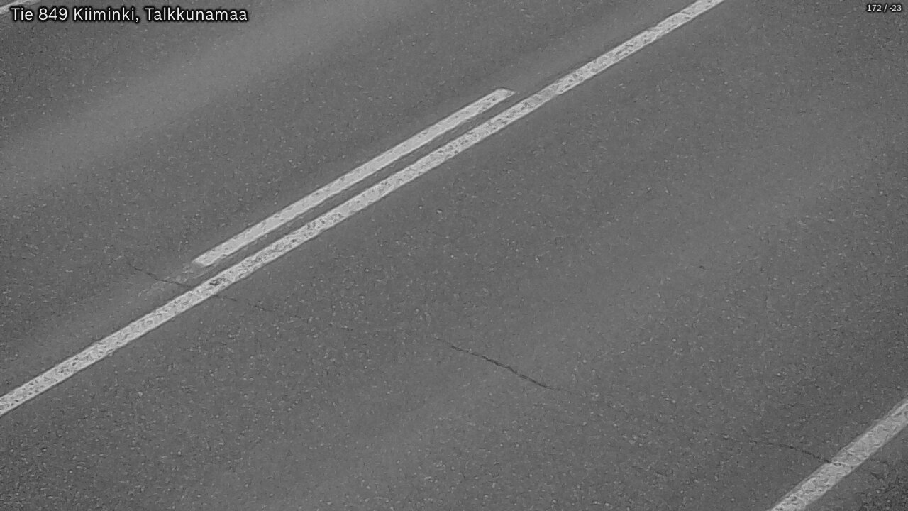 Weather Camera Image Väg 849 Kiiminki, Talkkunamaa, Oulu, Pohjois-Pohjanmaa