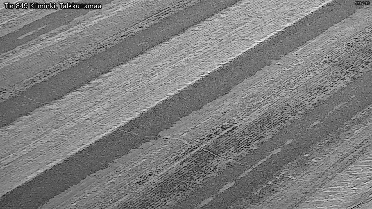 Weather Camera Image Road 849 Kiiminki, Talkkunamaa, Oulu, Pohjois-Pohjanmaa