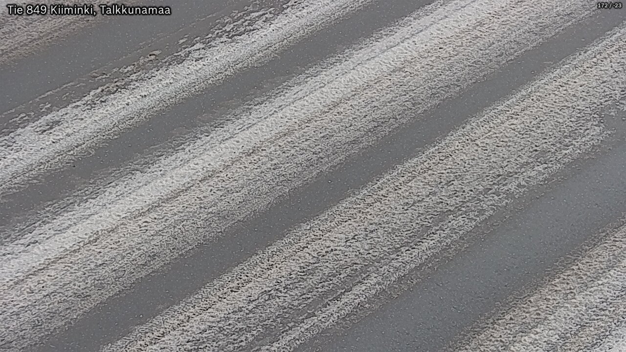 Weather Camera Image Road 849 Kiiminki, Talkkunamaa, Oulu, Pohjois-Pohjanmaa