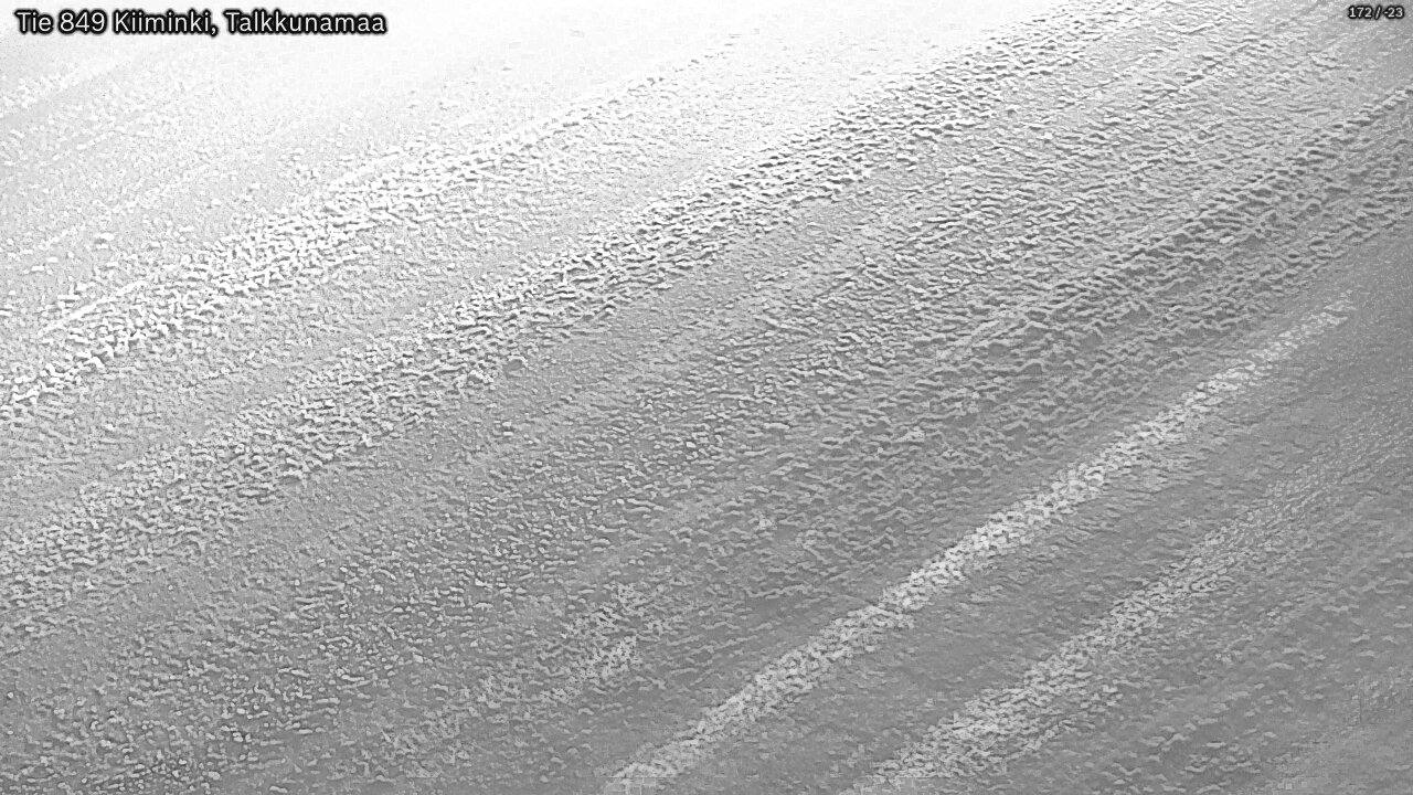 Weather Camera Image Road 849 Kiiminki, Talkkunamaa, Oulu, Pohjois-Pohjanmaa