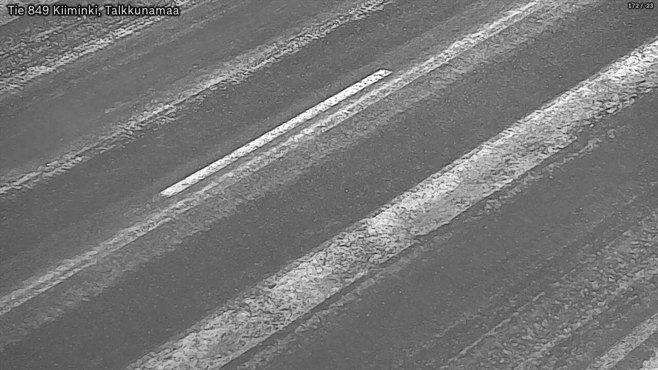 Weather Camera Image Road 849 Kiiminki, Talkkunamaa, Oulu, Pohjois-Pohjanmaa
