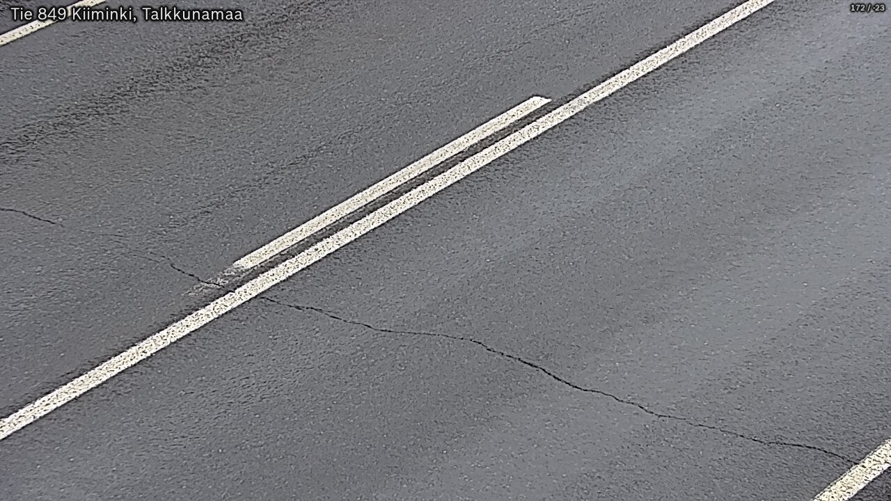 Weather Camera Image Väg 849 Kiiminki, Talkkunamaa, Oulu, Pohjois-Pohjanmaa