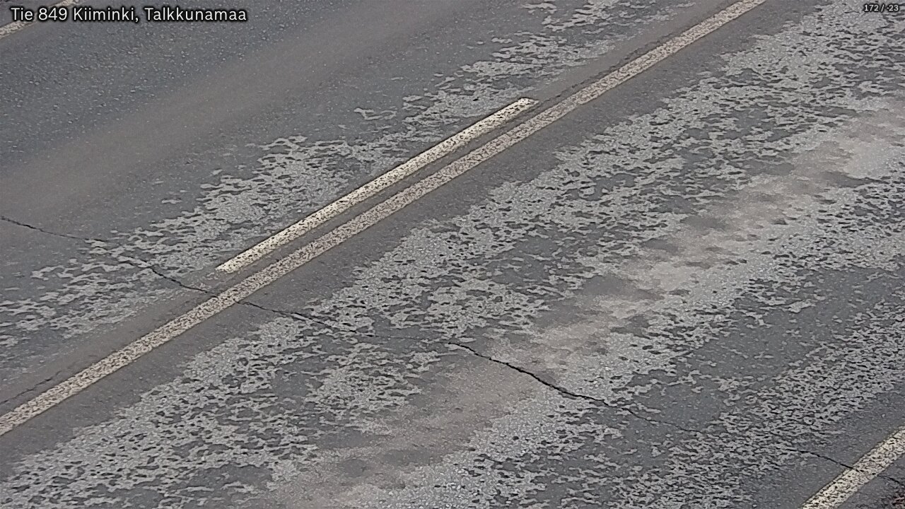 Weather Camera Image Väg 849 Kiiminki, Talkkunamaa, Oulu, Pohjois-Pohjanmaa