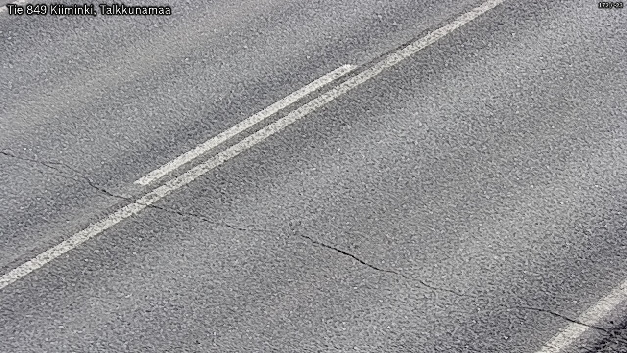 Weather Camera Image Väg 849 Kiiminki, Talkkunamaa, Oulu, Pohjois-Pohjanmaa