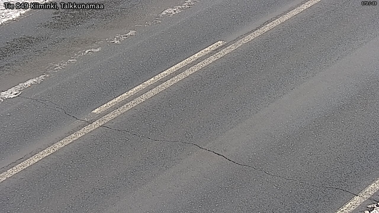 Weather Camera Image Road 849 Kiiminki, Talkkunamaa, Oulu, Pohjois-Pohjanmaa