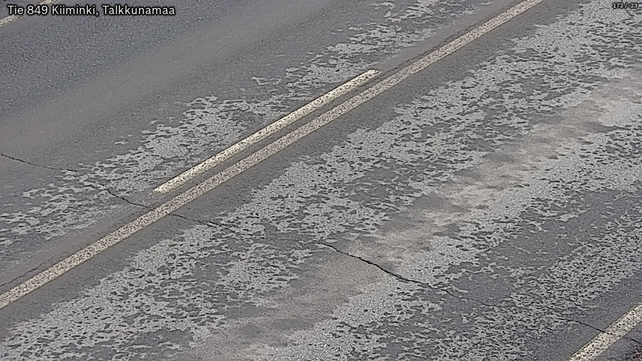 Weather Camera Image Väg 849 Kiiminki, Talkkunamaa, Oulu, Pohjois-Pohjanmaa
