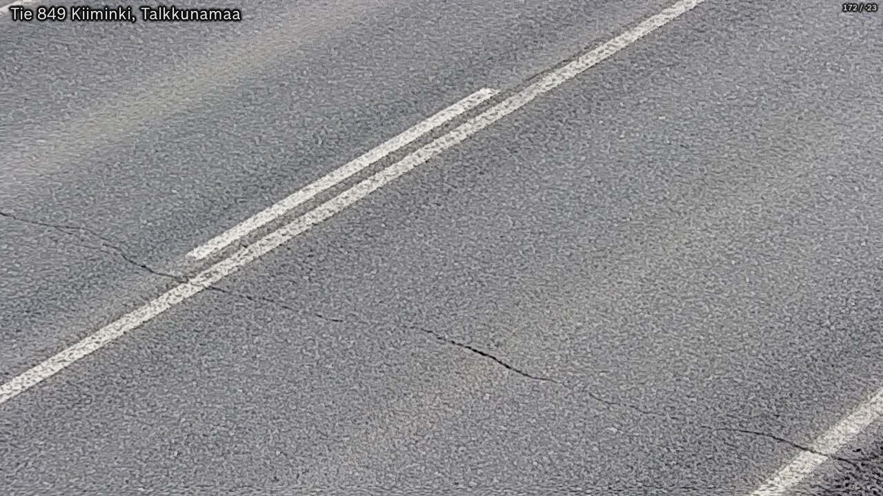 Weather Camera Image Väg 849 Kiiminki, Talkkunamaa, Oulu, Pohjois-Pohjanmaa
