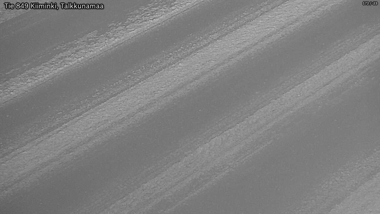 Weather Camera Image Väg 849 Kiiminki, Talkkunamaa, Oulu, Pohjois-Pohjanmaa