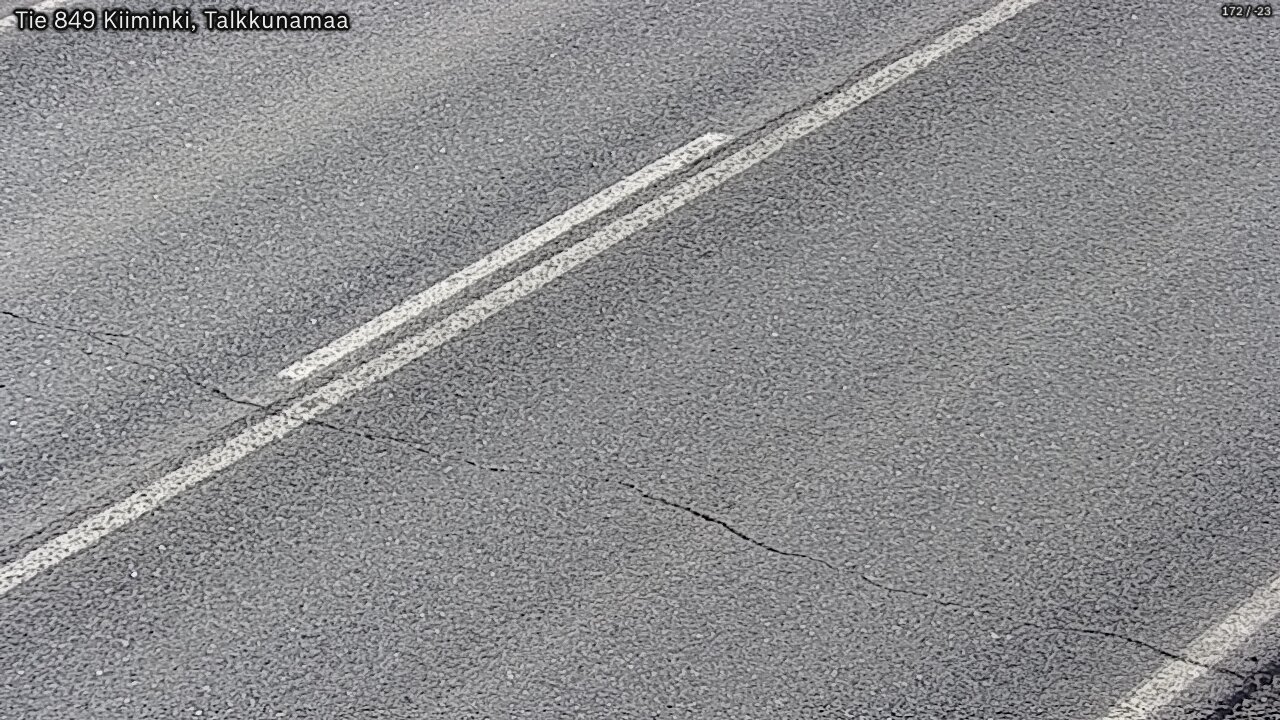 Weather Camera Image Väg 849 Kiiminki, Talkkunamaa, Oulu, Pohjois-Pohjanmaa
