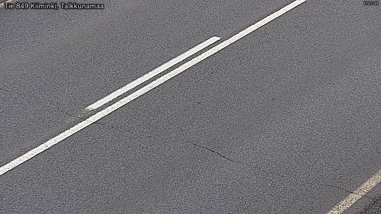 Weather Camera Image Road 849 Kiiminki, Talkkunamaa, Oulu, Pohjois-Pohjanmaa