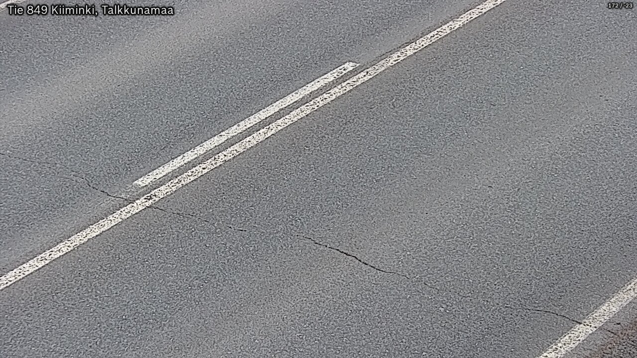 Weather Camera Image Väg 849 Kiiminki, Talkkunamaa, Oulu, Pohjois-Pohjanmaa