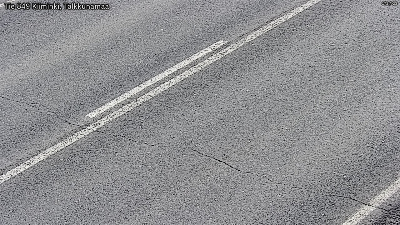 Weather Camera Image Väg 849 Kiiminki, Talkkunamaa, Oulu, Pohjois-Pohjanmaa