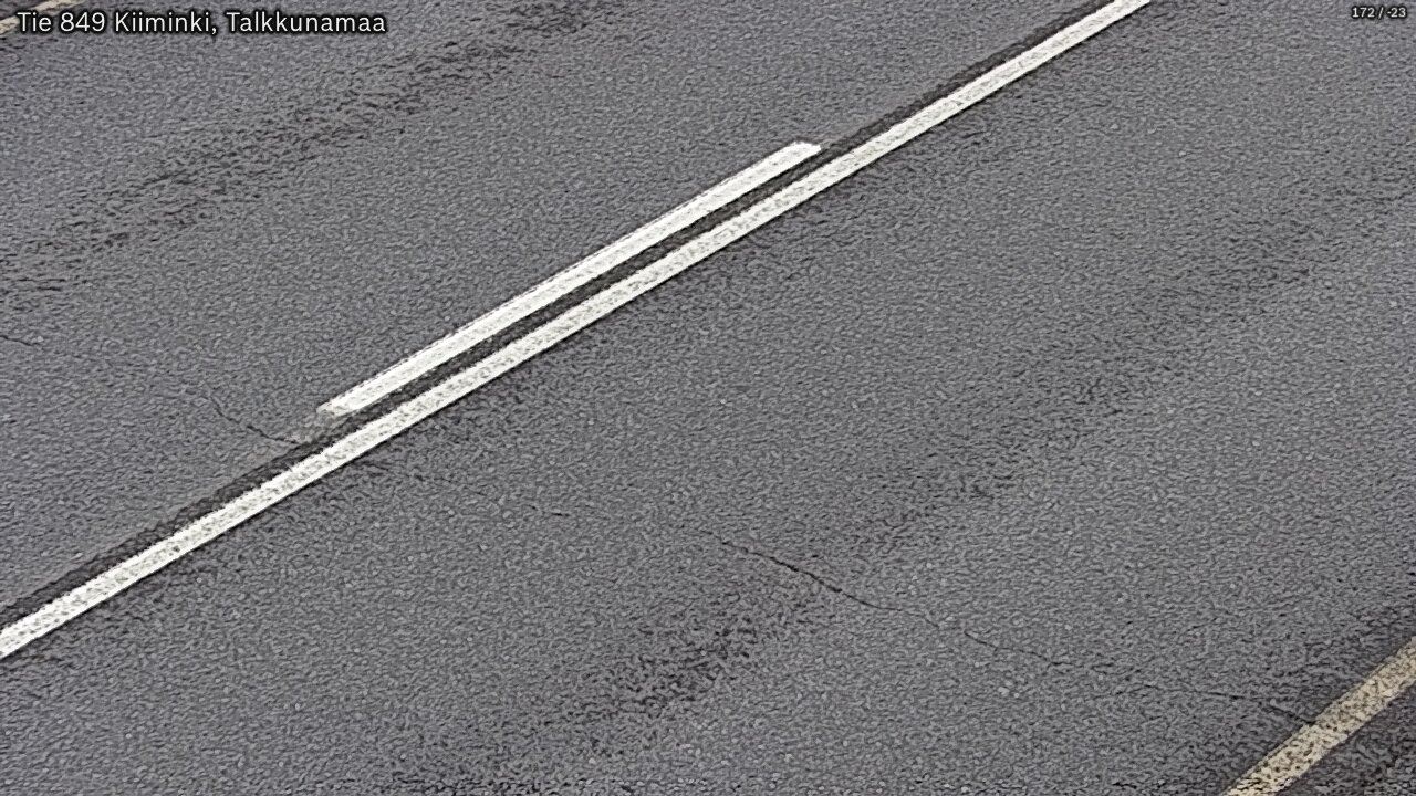 Weather Camera Image Väg 849 Kiiminki, Talkkunamaa, Oulu, Pohjois-Pohjanmaa