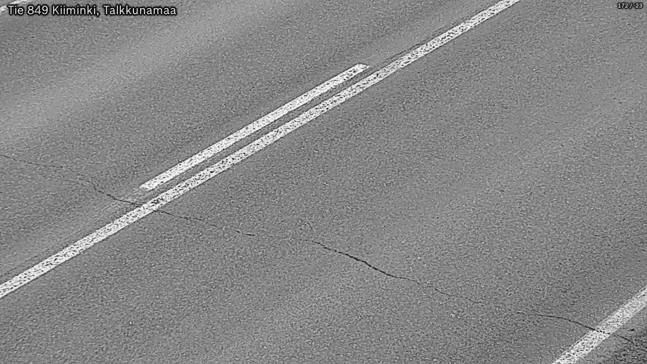 Weather Camera Image Väg 849 Kiiminki, Talkkunamaa, Oulu, Pohjois-Pohjanmaa