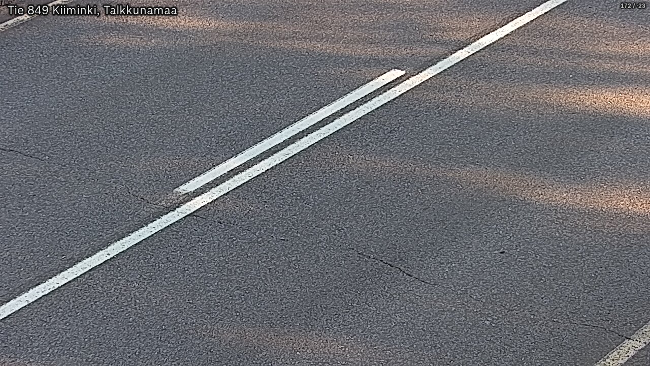 Weather Camera Image Road 849 Kiiminki, Talkkunamaa, Oulu, Pohjois-Pohjanmaa