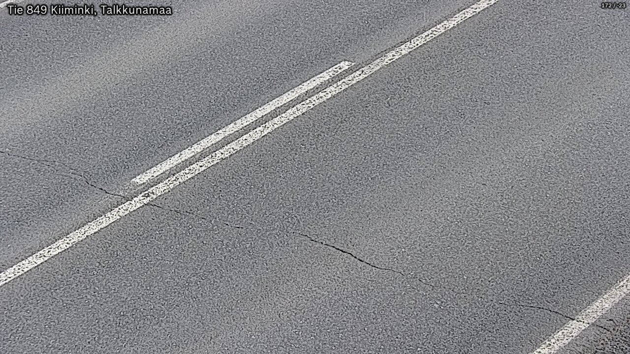 Weather Camera Image Väg 849 Kiiminki, Talkkunamaa, Oulu, Pohjois-Pohjanmaa