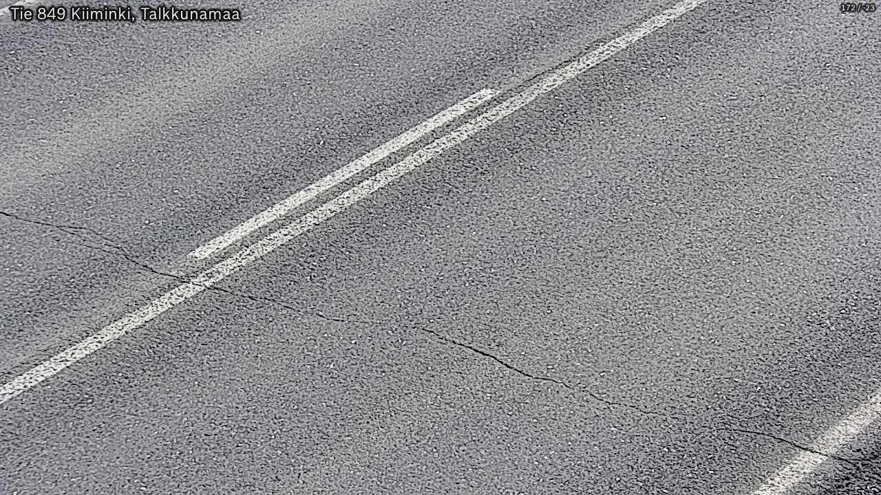 Weather Camera Image Väg 849 Kiiminki, Talkkunamaa, Oulu, Pohjois-Pohjanmaa