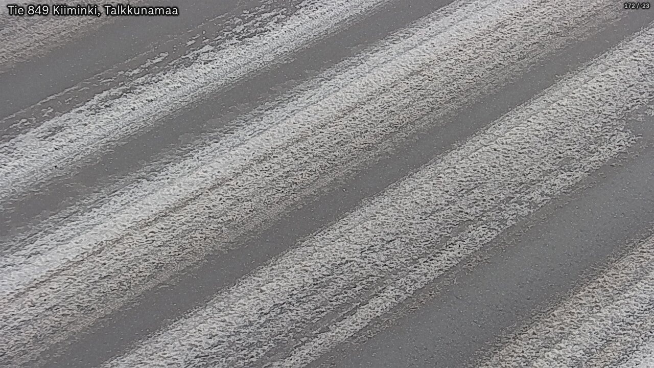 Weather Camera Image Road 849 Kiiminki, Talkkunamaa, Oulu, Pohjois-Pohjanmaa
