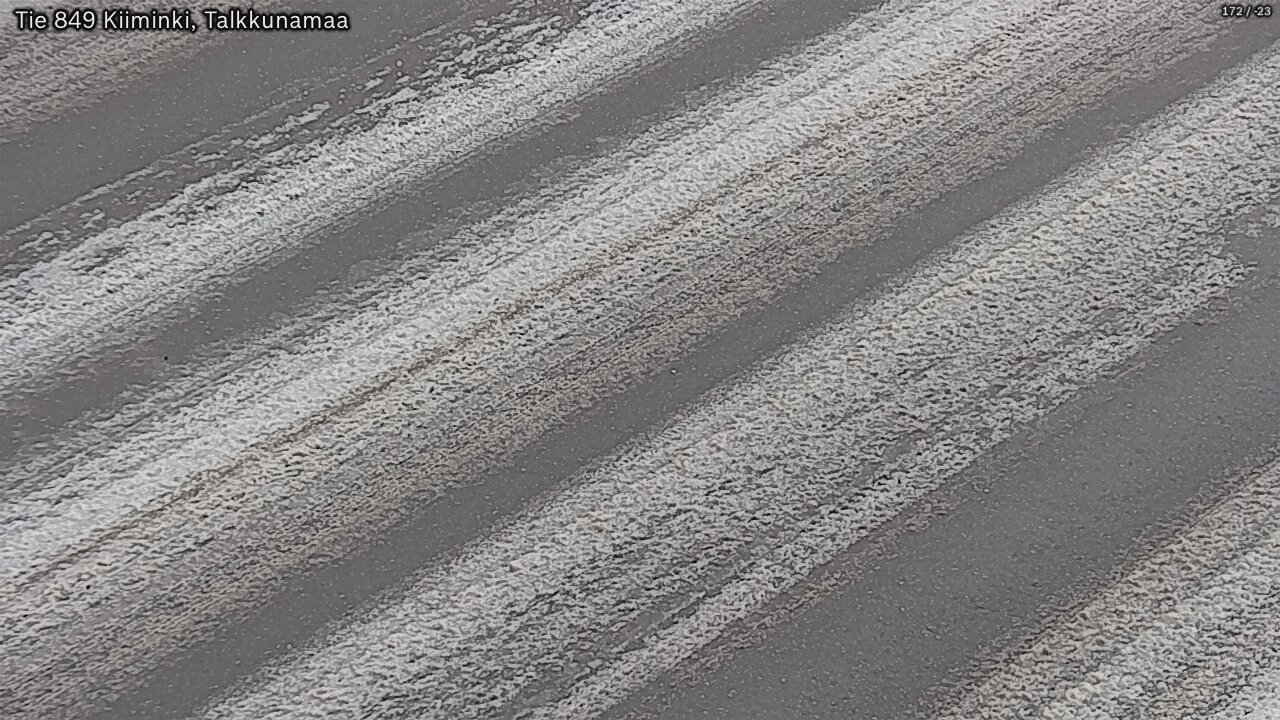 Weather Camera Image Road 849 Kiiminki, Talkkunamaa, Oulu, Pohjois-Pohjanmaa