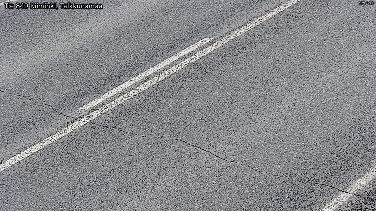 Weather Camera Image Väg 849 Kiiminki, Talkkunamaa, Oulu, Pohjois-Pohjanmaa