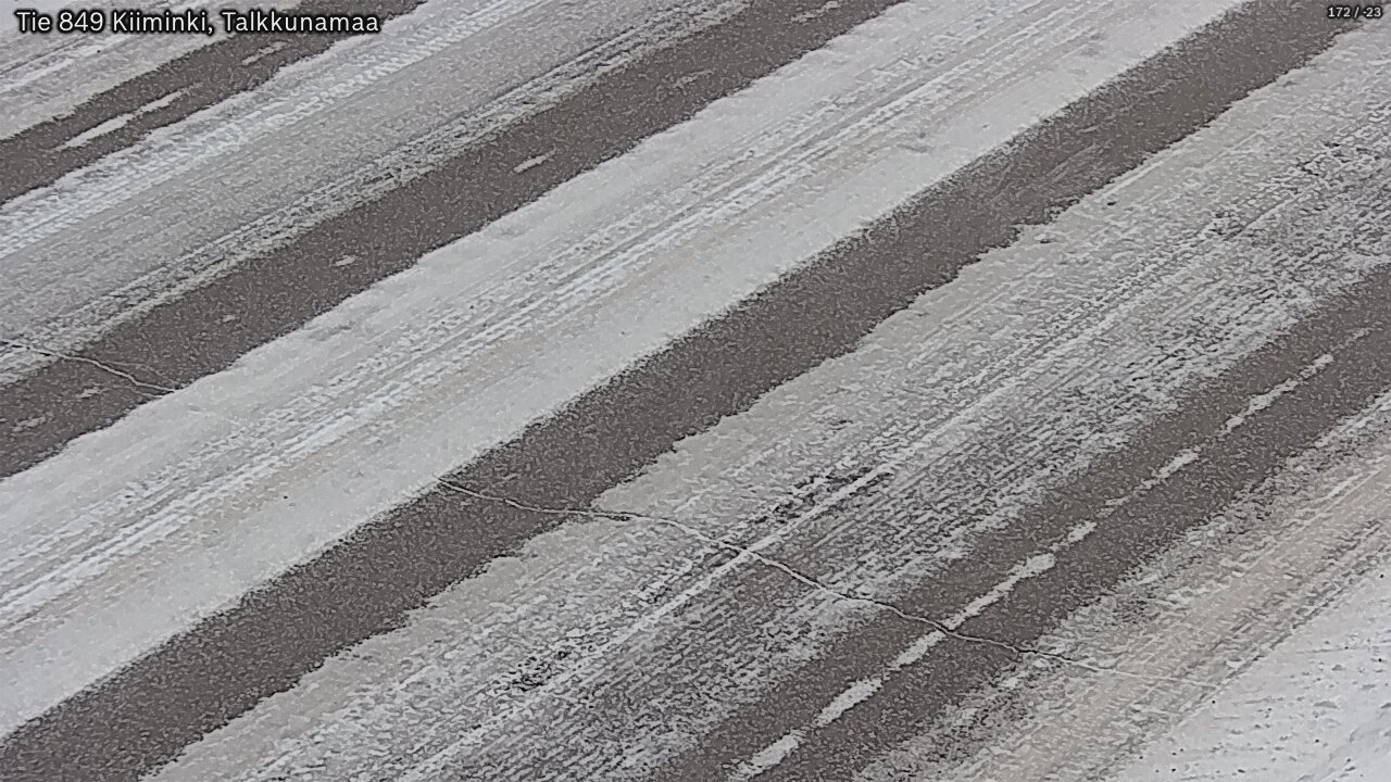 Weather Camera Image Road 849 Kiiminki, Talkkunamaa, Oulu, Pohjois-Pohjanmaa