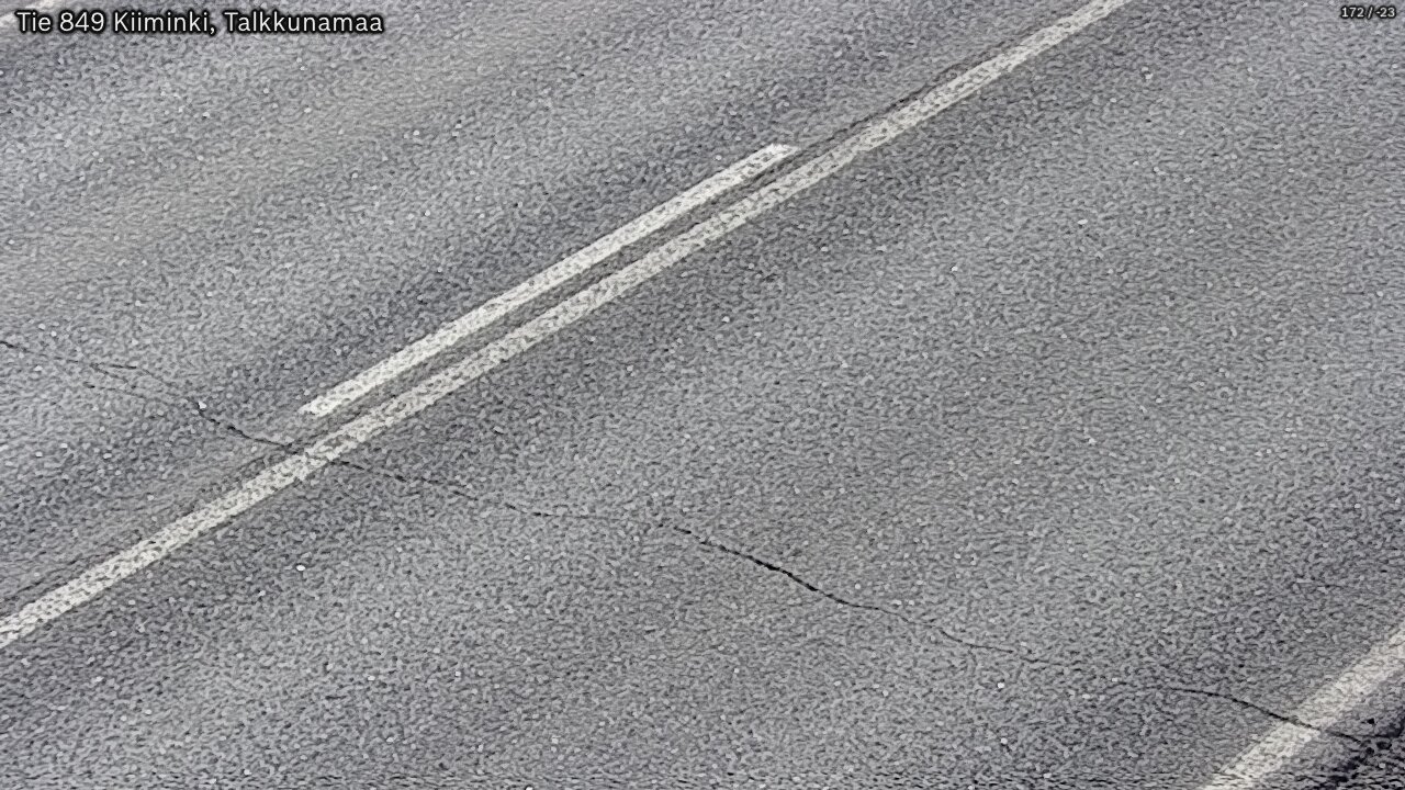 Weather Camera Image Väg 849 Kiiminki, Talkkunamaa, Oulu, Pohjois-Pohjanmaa