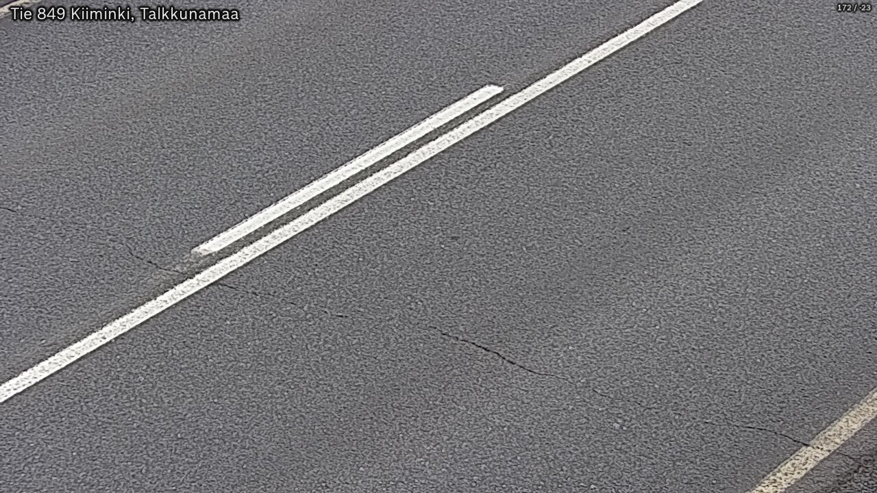 Weather Camera Image Road 849 Kiiminki, Talkkunamaa, Oulu, Pohjois-Pohjanmaa