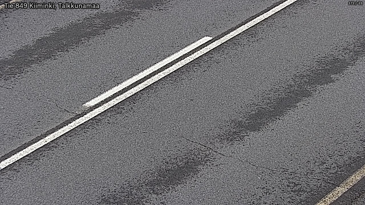 Weather Camera Image Väg 849 Kiiminki, Talkkunamaa, Oulu, Pohjois-Pohjanmaa