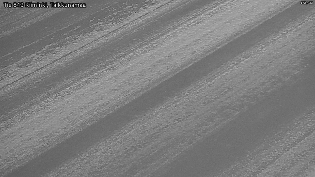 Weather Camera Image Road 849 Kiiminki, Talkkunamaa, Oulu, Pohjois-Pohjanmaa