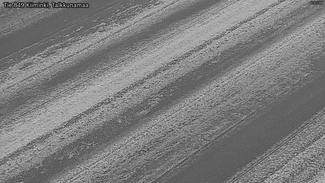 Weather Camera Image Road 849 Kiiminki, Talkkunamaa, Oulu, Pohjois-Pohjanmaa