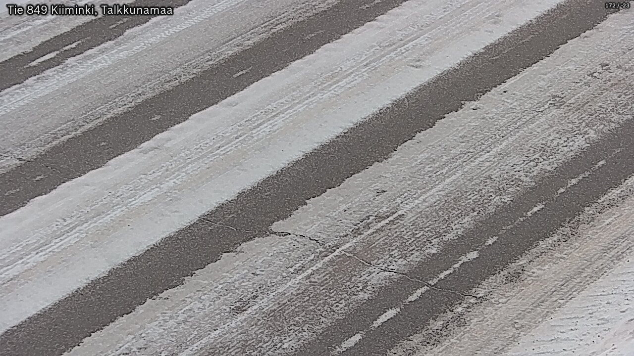 Weather Camera Image Road 849 Kiiminki, Talkkunamaa, Oulu, Pohjois-Pohjanmaa