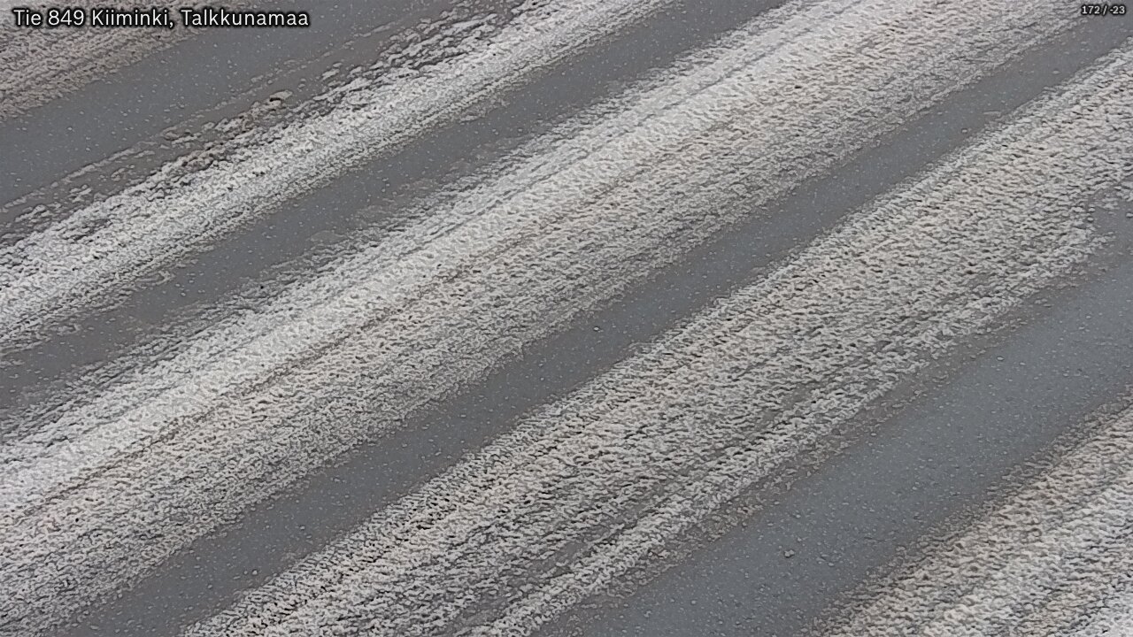 Weather Camera Image Road 849 Kiiminki, Talkkunamaa, Oulu, Pohjois-Pohjanmaa