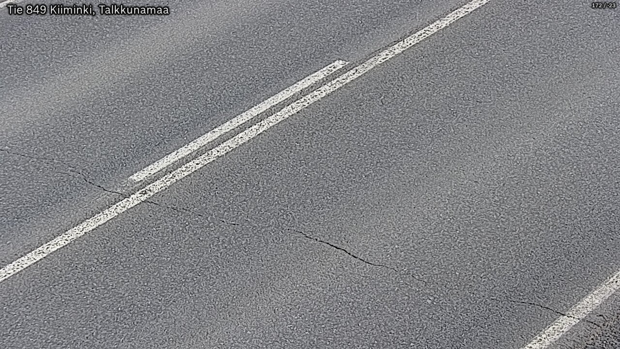 Weather Camera Image Väg 849 Kiiminki, Talkkunamaa, Oulu, Pohjois-Pohjanmaa