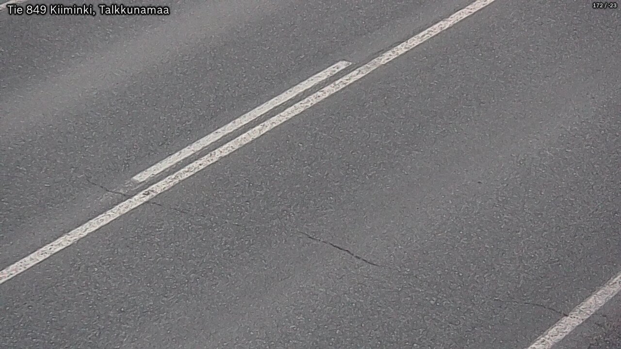 Weather Camera Image Väg 849 Kiiminki, Talkkunamaa, Oulu, Pohjois-Pohjanmaa
