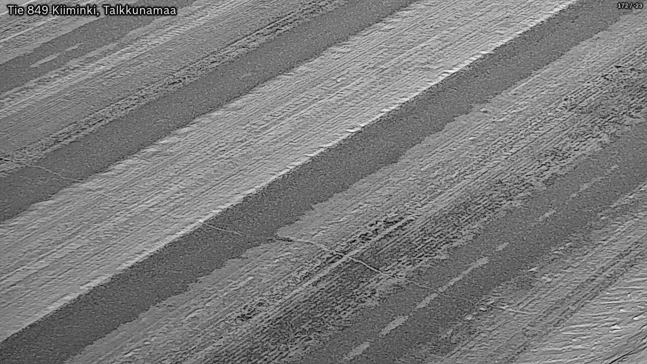 Weather Camera Image Road 849 Kiiminki, Talkkunamaa, Oulu, Pohjois-Pohjanmaa