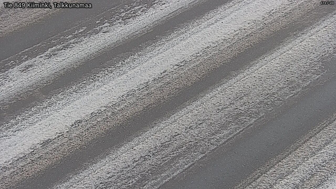 Weather Camera Image Road 849 Kiiminki, Talkkunamaa, Oulu, Pohjois-Pohjanmaa