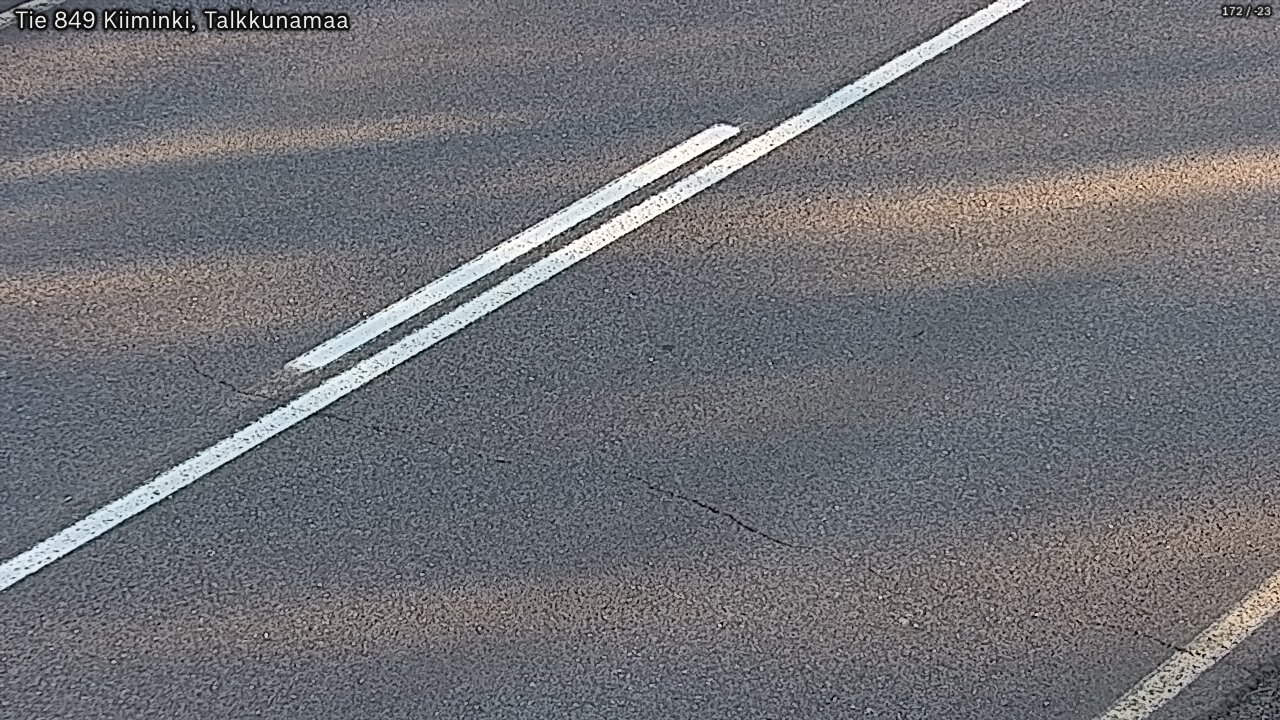 Weather Camera Image Road 849 Kiiminki, Talkkunamaa, Oulu, Pohjois-Pohjanmaa