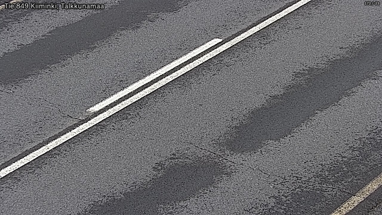 Weather Camera Image Väg 849 Kiiminki, Talkkunamaa, Oulu, Pohjois-Pohjanmaa