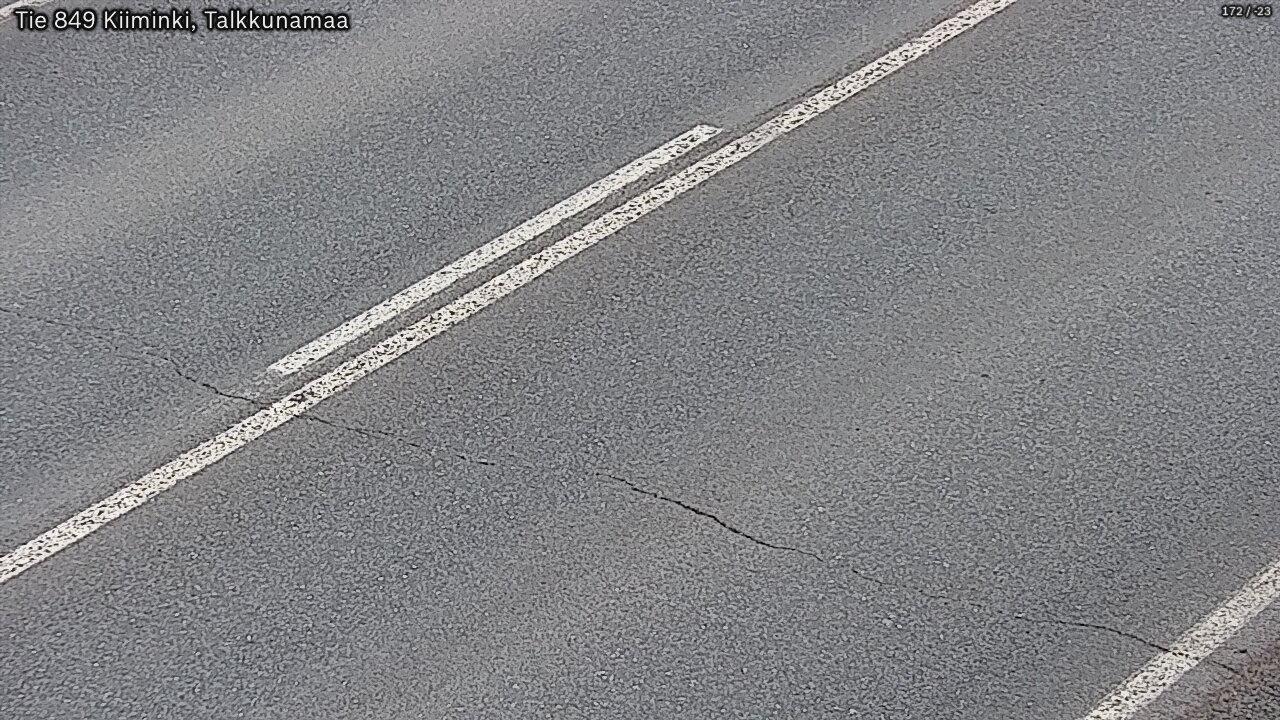 Weather Camera Image Väg 849 Kiiminki, Talkkunamaa, Oulu, Pohjois-Pohjanmaa