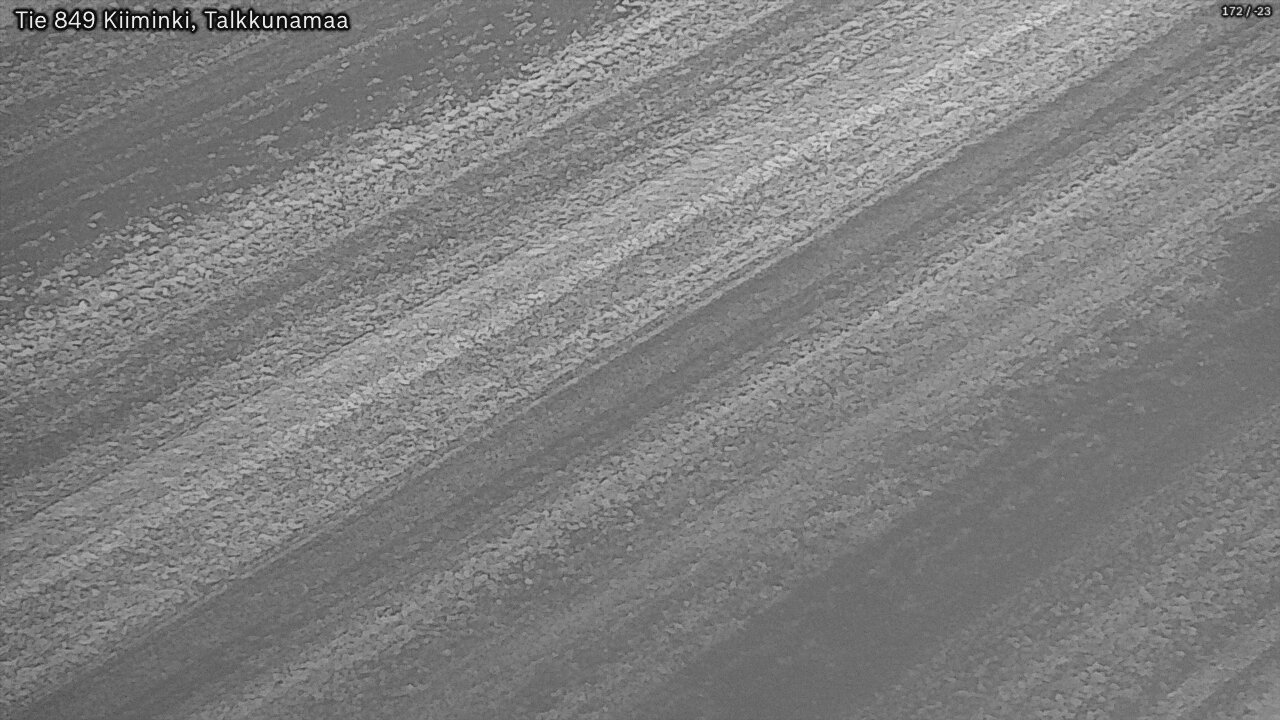 Weather Camera Image Road 849 Kiiminki, Talkkunamaa, Oulu, Pohjois-Pohjanmaa
