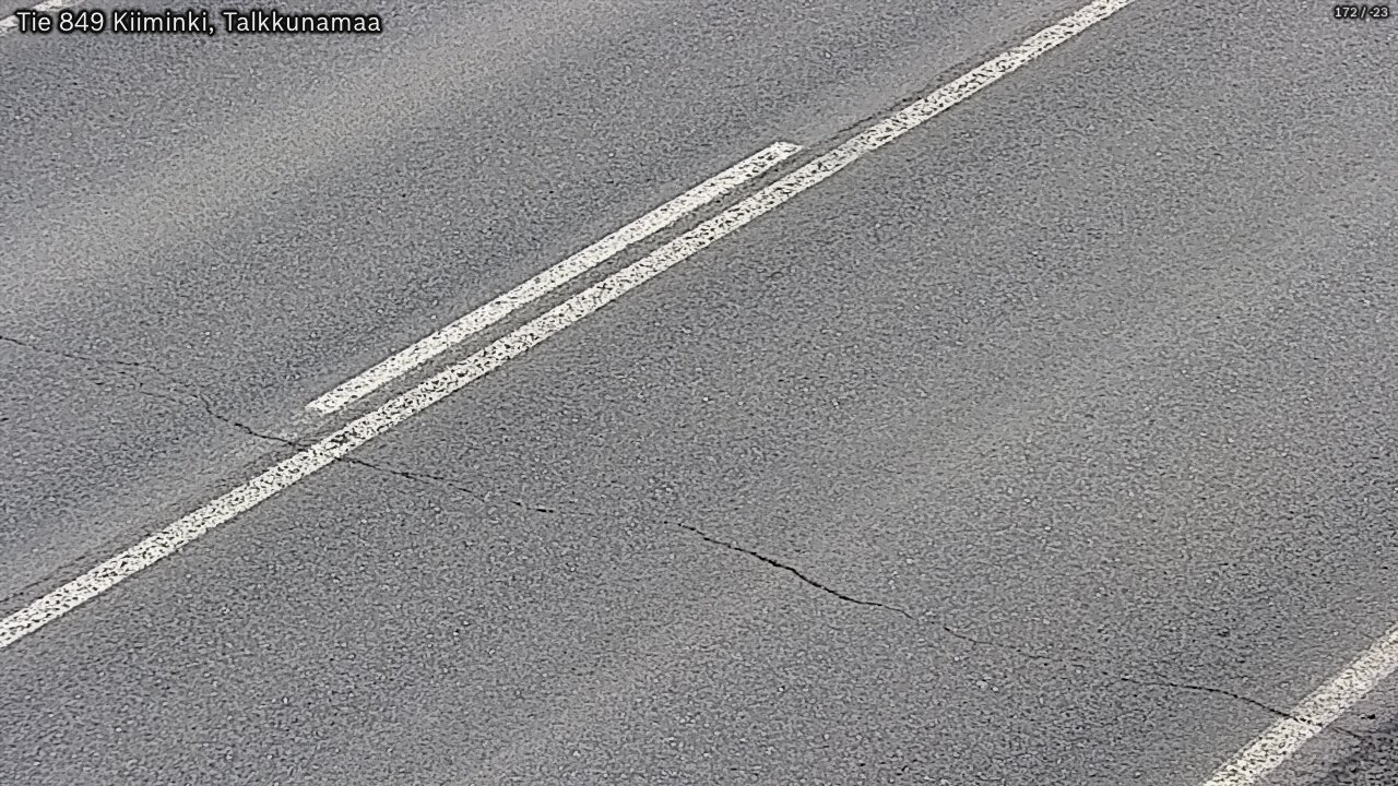 Weather Camera Image Väg 849 Kiiminki, Talkkunamaa, Oulu, Pohjois-Pohjanmaa